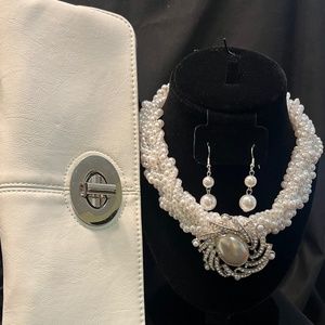 Pearls with Wristlet bag
